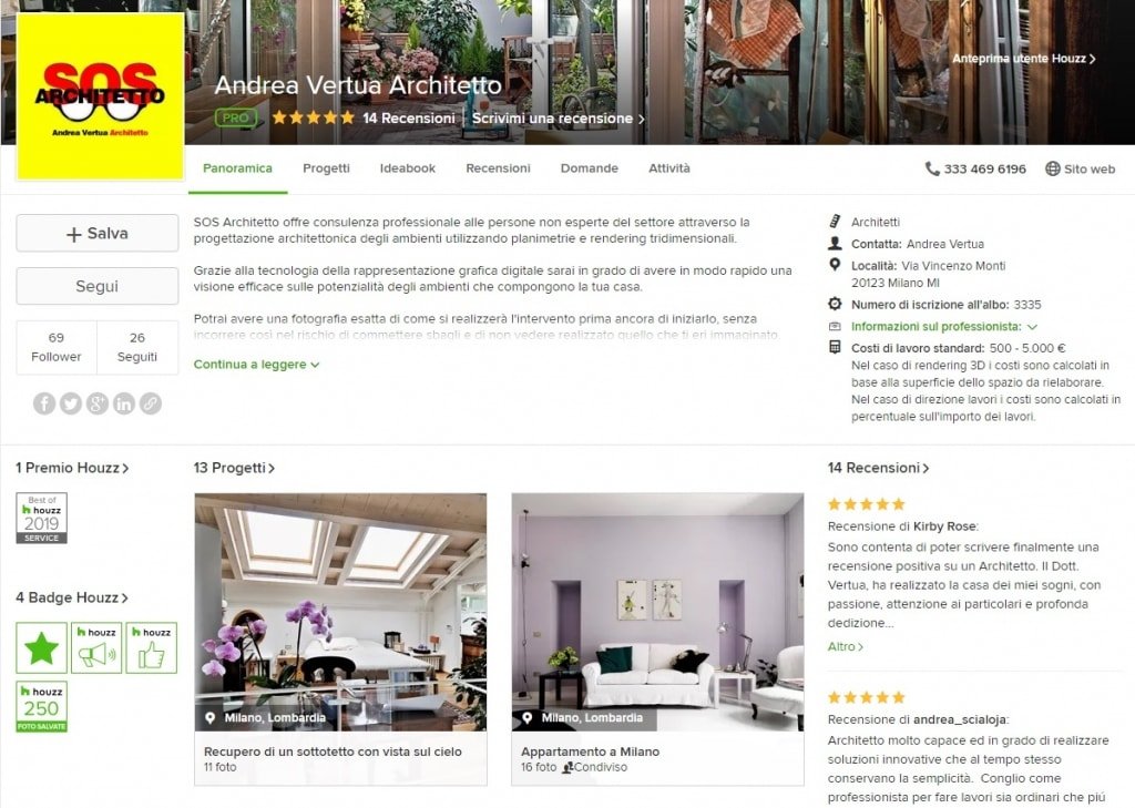 Sos Architetto - Pagina Houzz